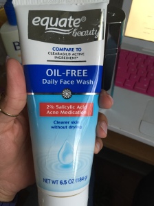 Equate oil free daily face wash